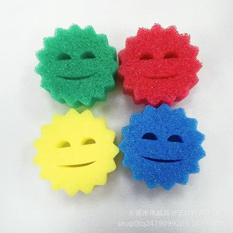 Reusable Smiley Face Dish Sponge
