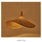 Bamboo Rattan Pendant Light – Handwoven Hanging Ceiling Lamp