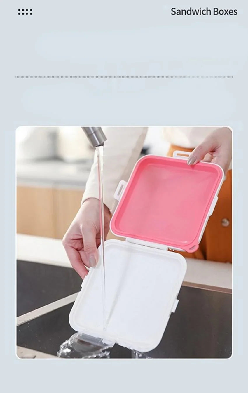 Reusable Silicone Sandwich Box
