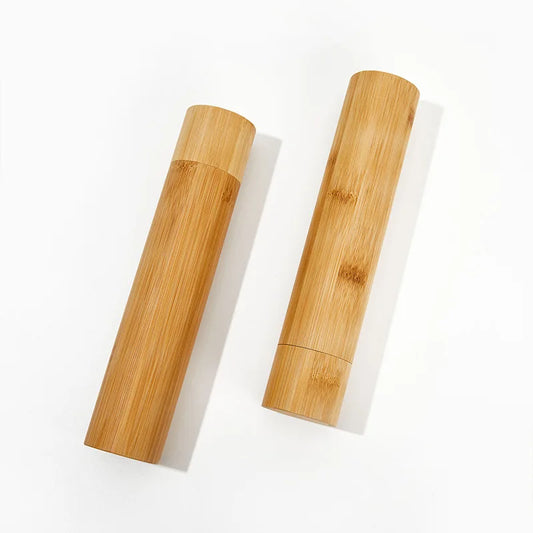 Eco-Friendly Bamboo Toothbrush Travel Case