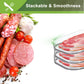 Stackable Meat Storage Container with Lid for Fridge