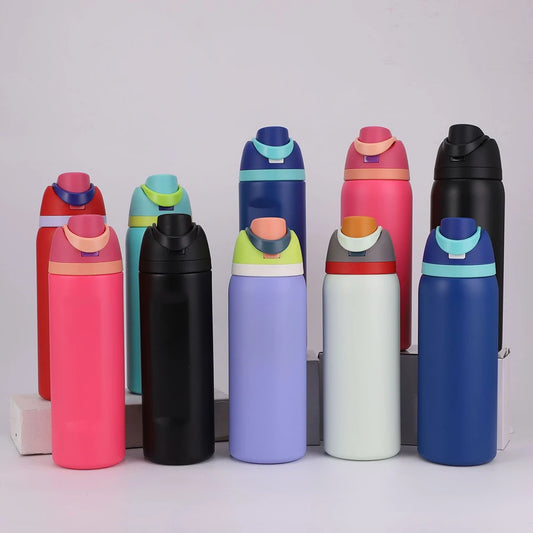 16–32oz Stainless Steel Insulated Sports Water Bottle