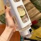 700ml White Sports Water Bottle with Sippy Lid
