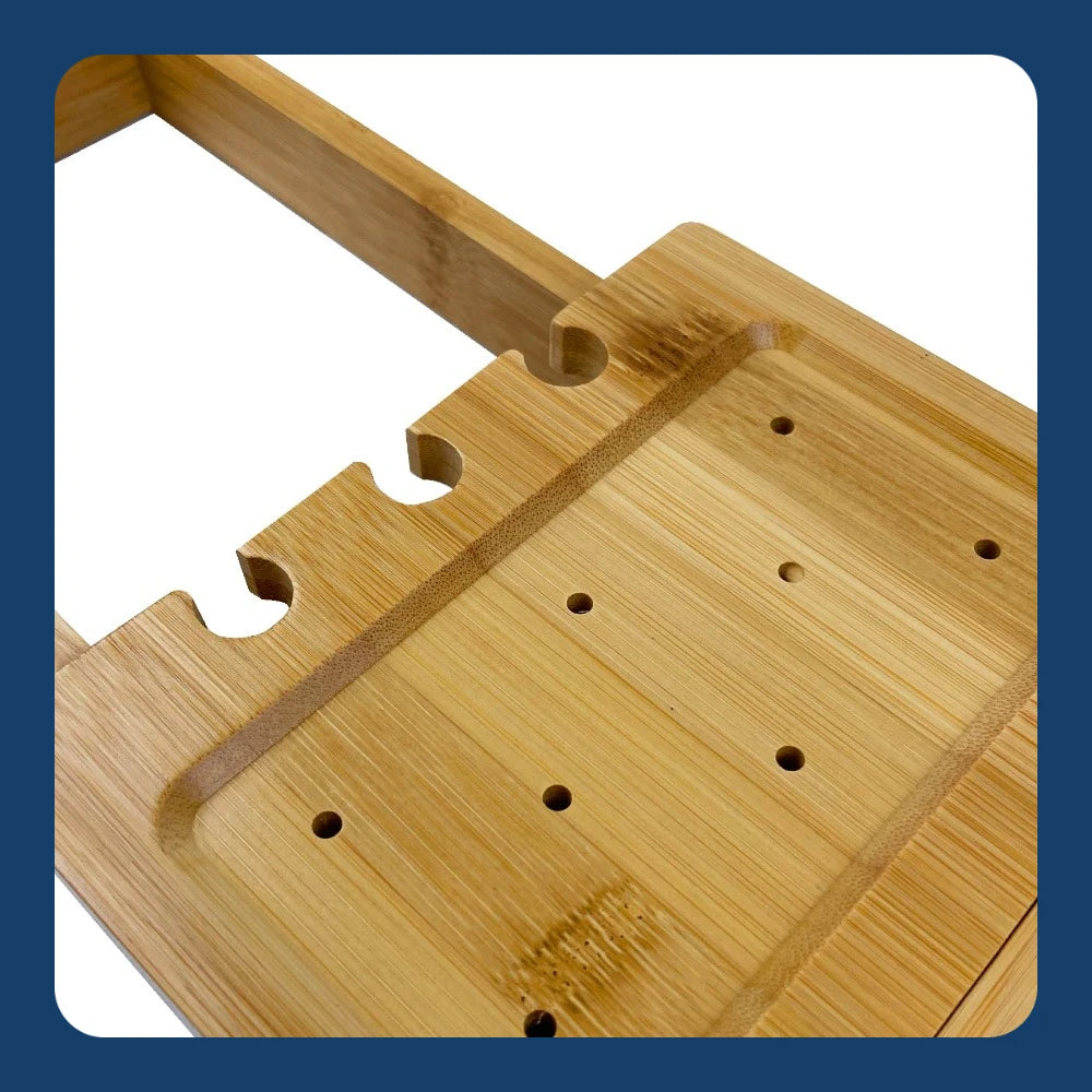 Bamboo Tub Tray Caddy
