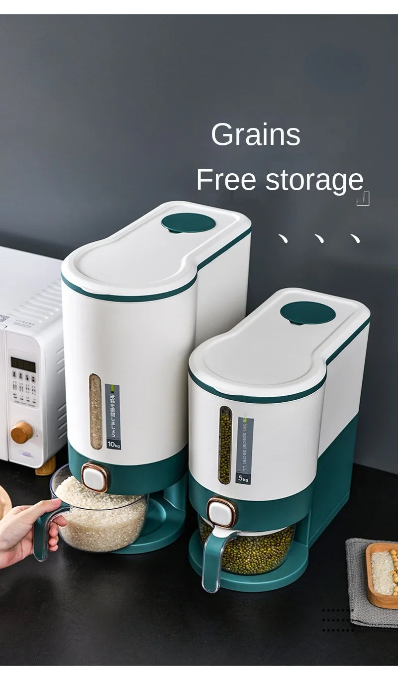 Large Capacity Japanese-Style Sealed Rice Storage Bucket