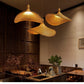 Bamboo Rattan Pendant Light – Handwoven Hanging Ceiling Lamp