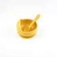 Silicone Baby Snail Bowl with Sucker & Spoon Feeding Set