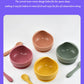 Silicone Baby Snail Bowl with Sucker & Spoon Feeding Set