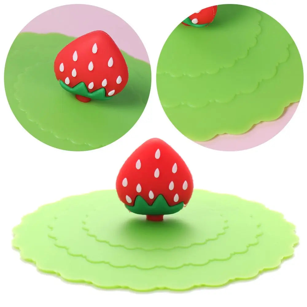 10cm Cute Cartoon Silicone Suction Cup Cover