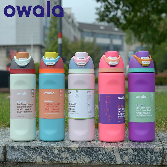 Owala Insulated Stainless Steel Water Bottle with Straw