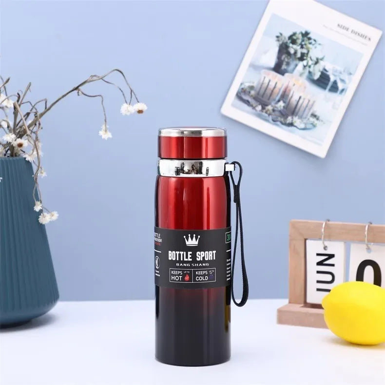 1000ml Thermal Water Bottle – Double Wall Stainless Steel Vacuum Flask, Leak-Proof