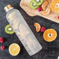 1L Motivational Sports Water Bottle with Time Marker