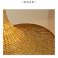 Bamboo Rattan Pendant Light – Handwoven Hanging Ceiling Lamp