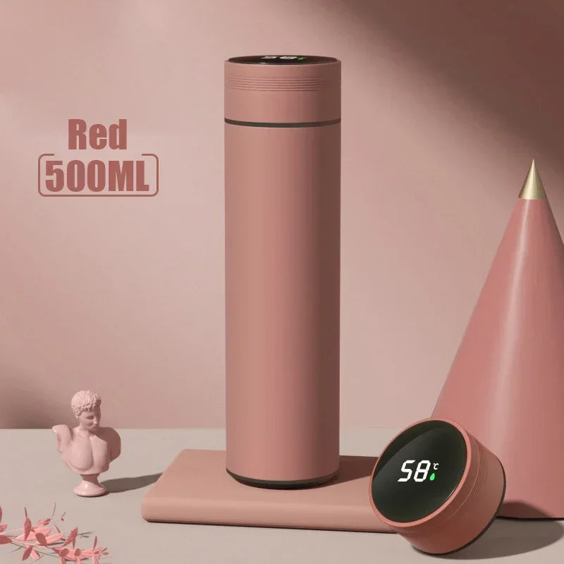 500ML Temperature Display Stainless Steel Thermos Cup