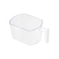 22lbs Slim Transparent Cereal Dispenser with Sloping Bottom