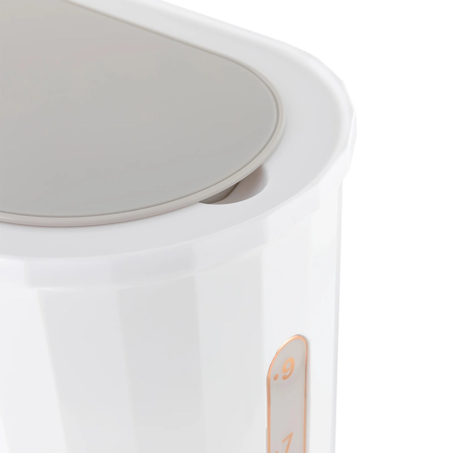 22lbs Slim Transparent Cereal Dispenser with Sloping Bottom