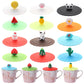 10cm Cute Cartoon Silicone Suction Cup Cover