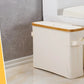 Bamboo Toilet Paper Holder with Lid