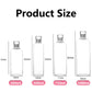 Large Capacity Glass Water Bottle with Time Marker