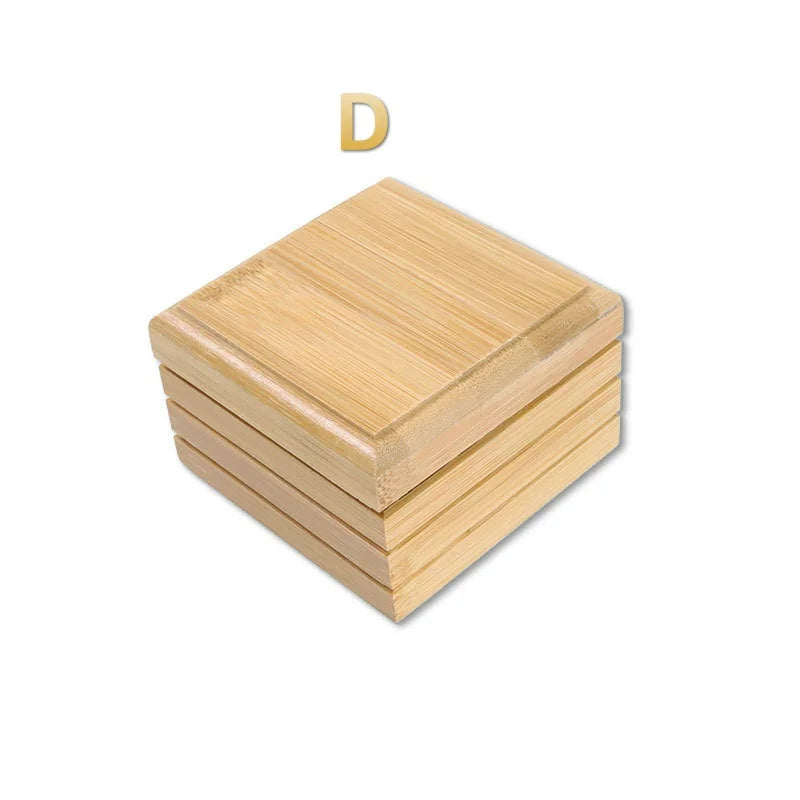 Oval Bamboo Soap Dish – Wooden Bar Soap Holder for Bathroom & Kitchen