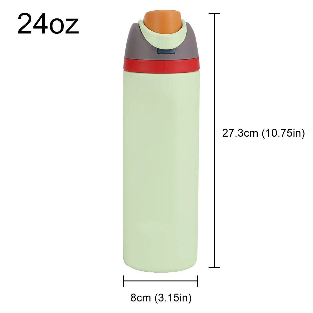 16–32oz Stainless Steel Insulated Sports Water Bottle