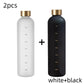 1L Motivational Sports Water Bottle with Time Marker