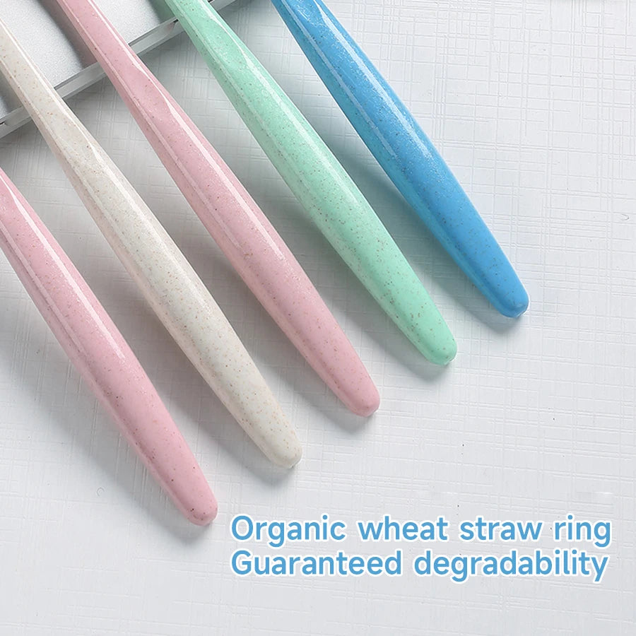 10-Pack Eco-Friendly Biodegradable Toothbrushes