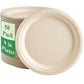 25–50 Pack Compostable Paper Plates – 9" & 7" Heavy-Duty Sugarcane Plates