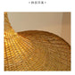 Bamboo Rattan Pendant Light – Handwoven Hanging Ceiling Lamp