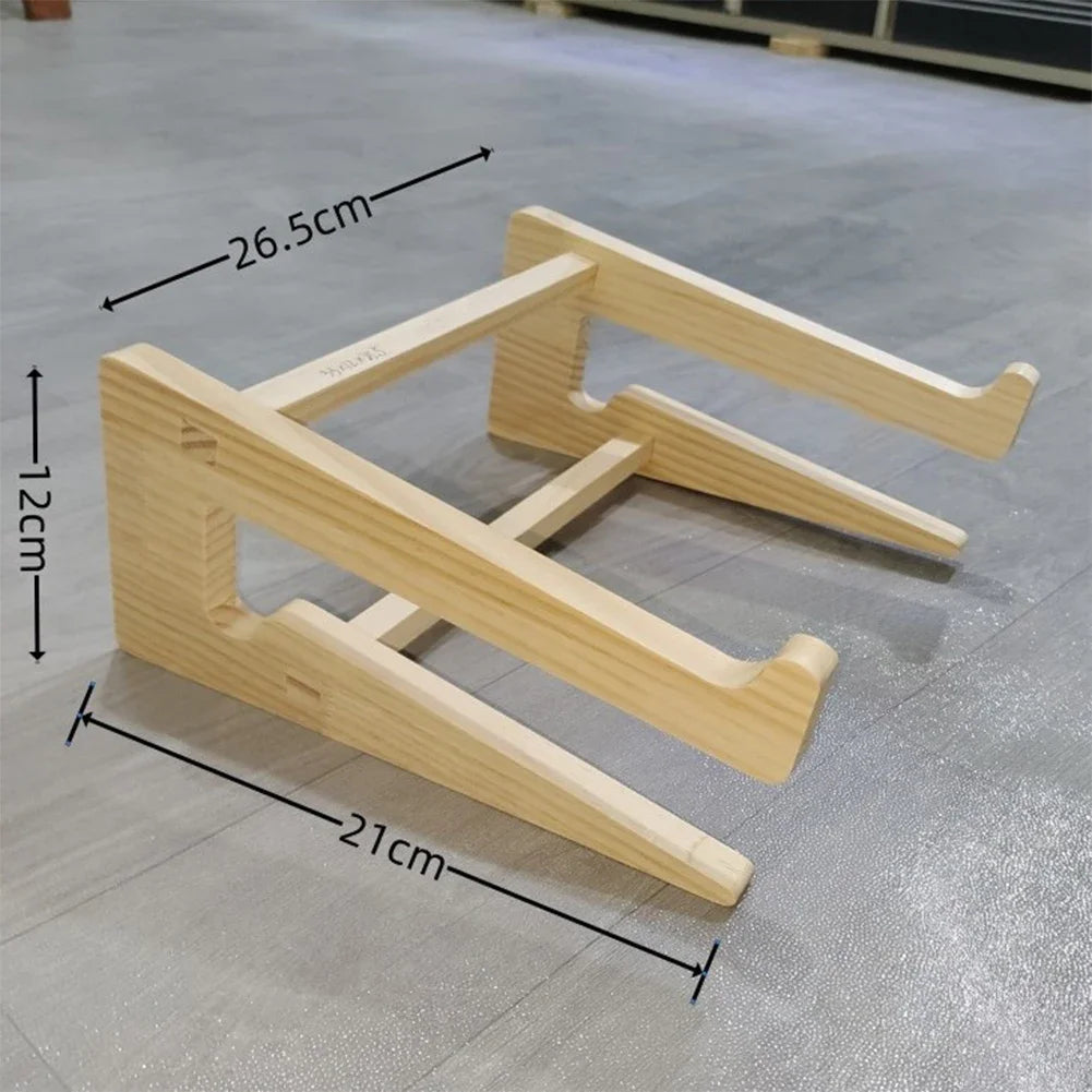 Bamboo Vertical Laptop Stand