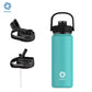 FEIJIAN Stainless Steel Thermos Bottle with Straw & Handle