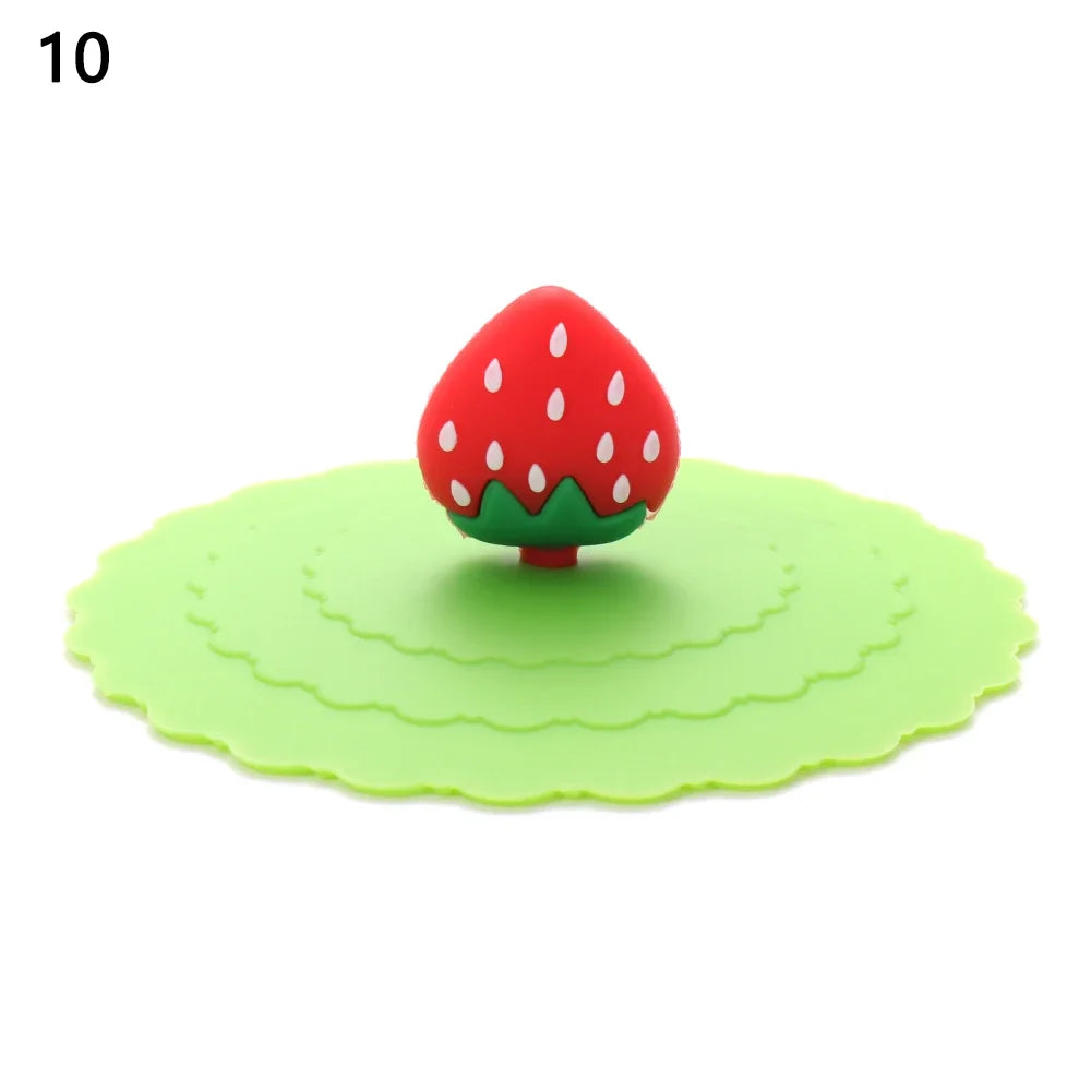 10cm Cute Cartoon Silicone Suction Cup Cover