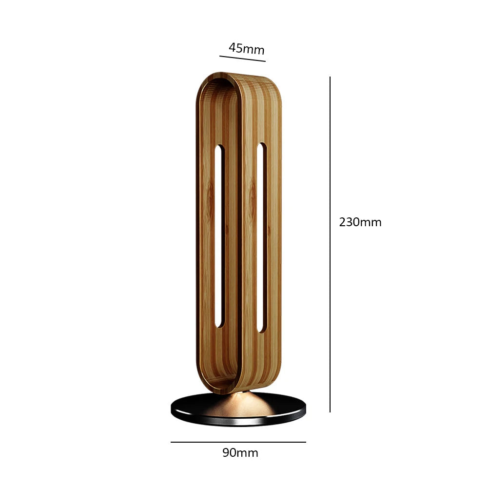 Bamboo Aluminum Headphone Stand