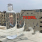 Large Capacity Glass Water Bottle with Time Marker