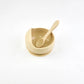 Silicone Baby Snail Bowl with Sucker & Spoon Feeding Set