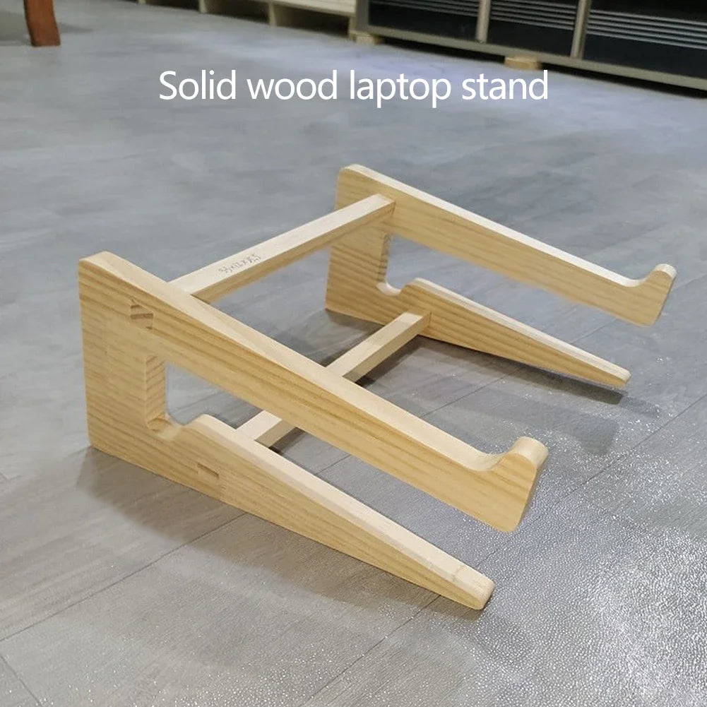 Bamboo Vertical Laptop Stand