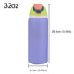 16–32oz Stainless Steel Insulated Sports Water Bottle