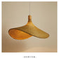 Bamboo Rattan Pendant Light – Handwoven Hanging Ceiling Lamp