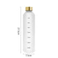 1L Motivational Sports Water Bottle with Time Marker