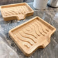 Bamboo Soap Dish Tray – Self-Draining Wooden Bar Soap Holder