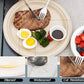 25–50 Pack Compostable Paper Plates – 9" & 7" Heavy-Duty Sugarcane Plates