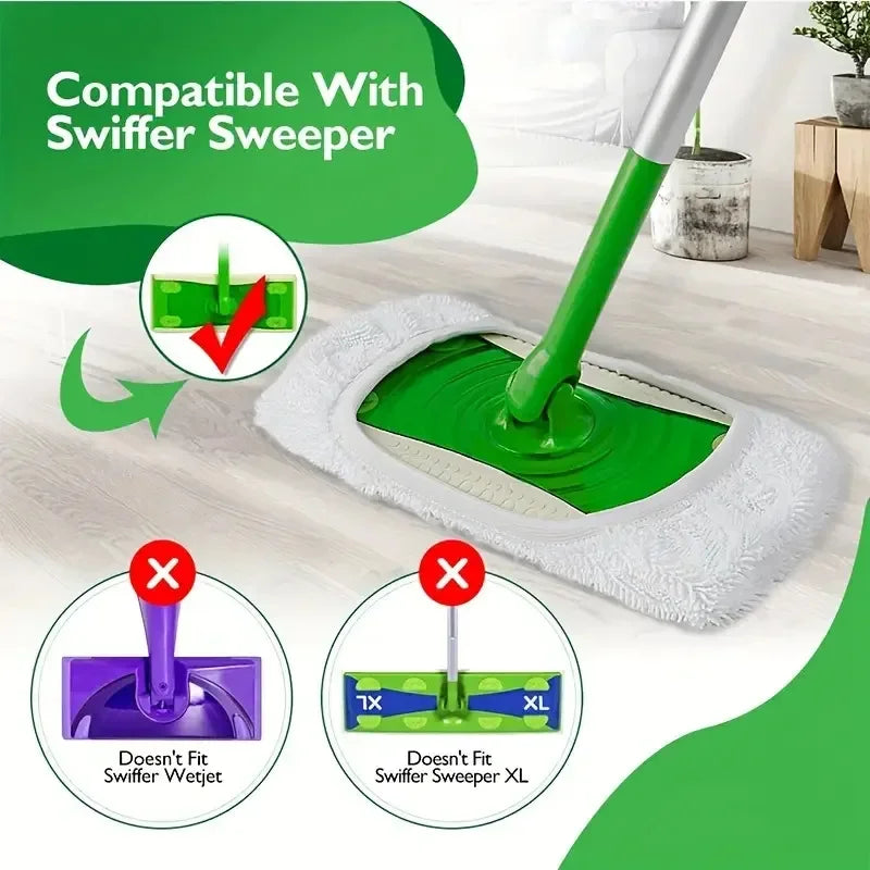 Reusable Microfiber Mop Pads