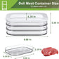 Stackable Meat Storage Container with Lid for Fridge