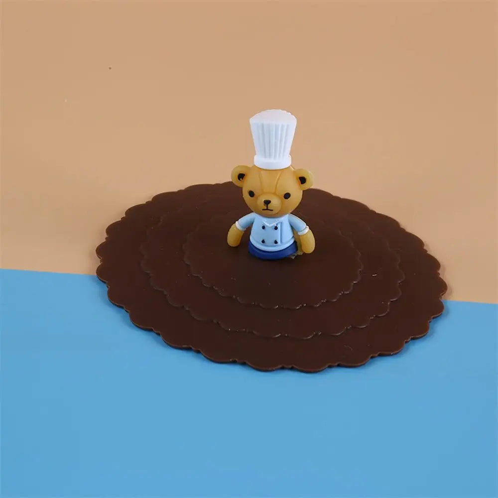10cm Cute Cartoon Silicone Suction Cup Cover