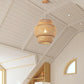 Bamboo Rattan Pendant Light – Handwoven Hanging Ceiling Lamp