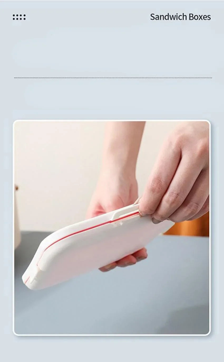 Reusable Silicone Sandwich Box