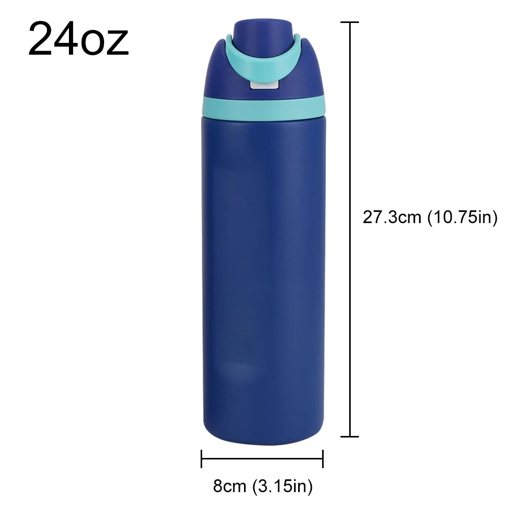 16–32oz Stainless Steel Insulated Sports Water Bottle