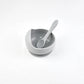 Silicone Baby Snail Bowl with Sucker & Spoon Feeding Set