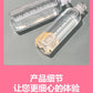 Large Capacity Glass Water Bottle with Time Marker