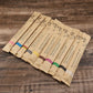 10PCS Bamboo Toothbrush Set